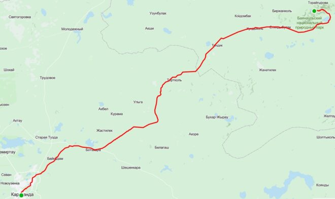 Туринг-бревет в Баянаул 13-16.06.20.